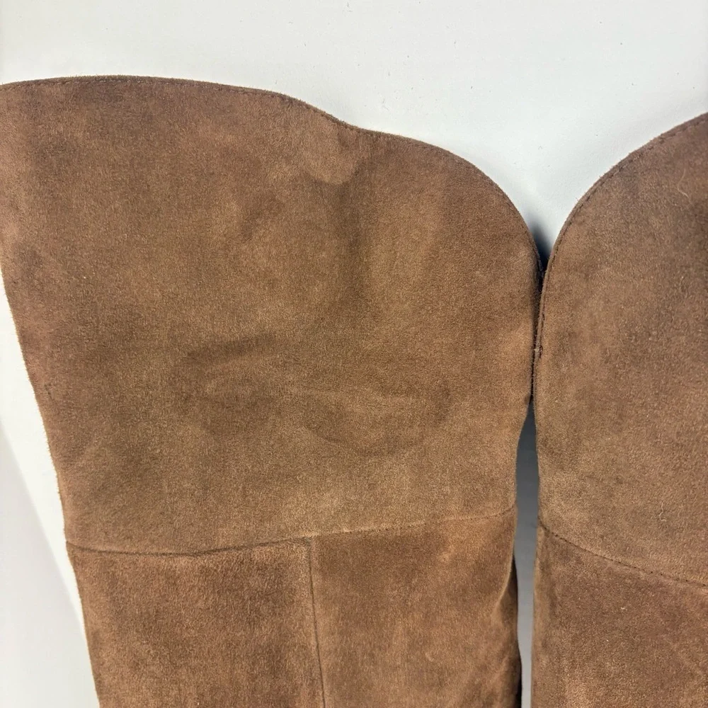 Kenneth Cole Carrah Women’s Brown Suede Over the Knee Boots Size 8M